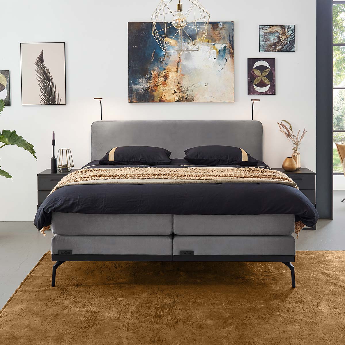 Caresse 3000 boxspring in slaapkamer 1