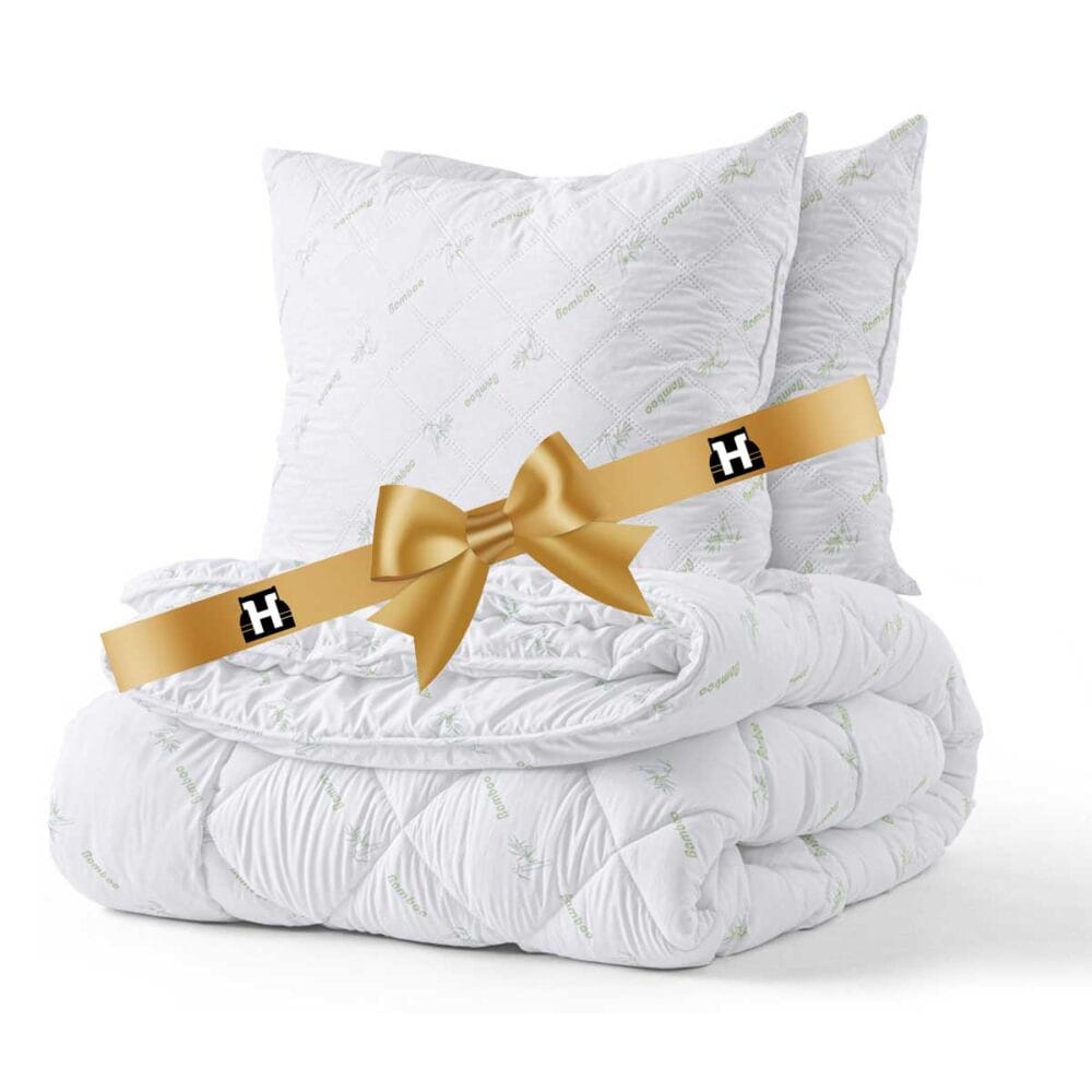 Bamboe beddengoedpakket
