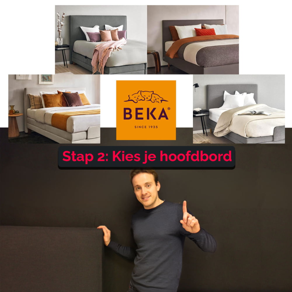 beka choose and snooze kies je hoofdbord
