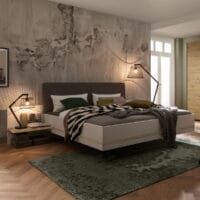 Concept Me Nolte donkergrijs wit bed