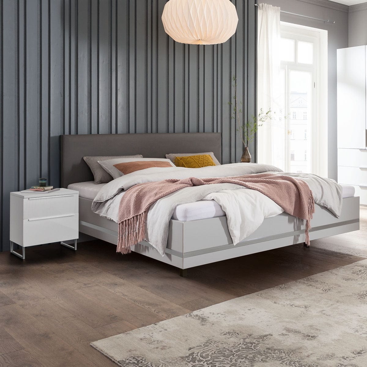 Concept Me Nolte lichtgrijs donkergrijs bed