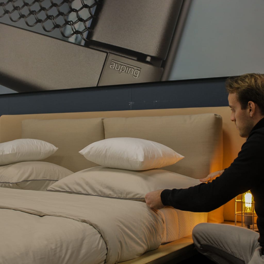 Auping bed bruin