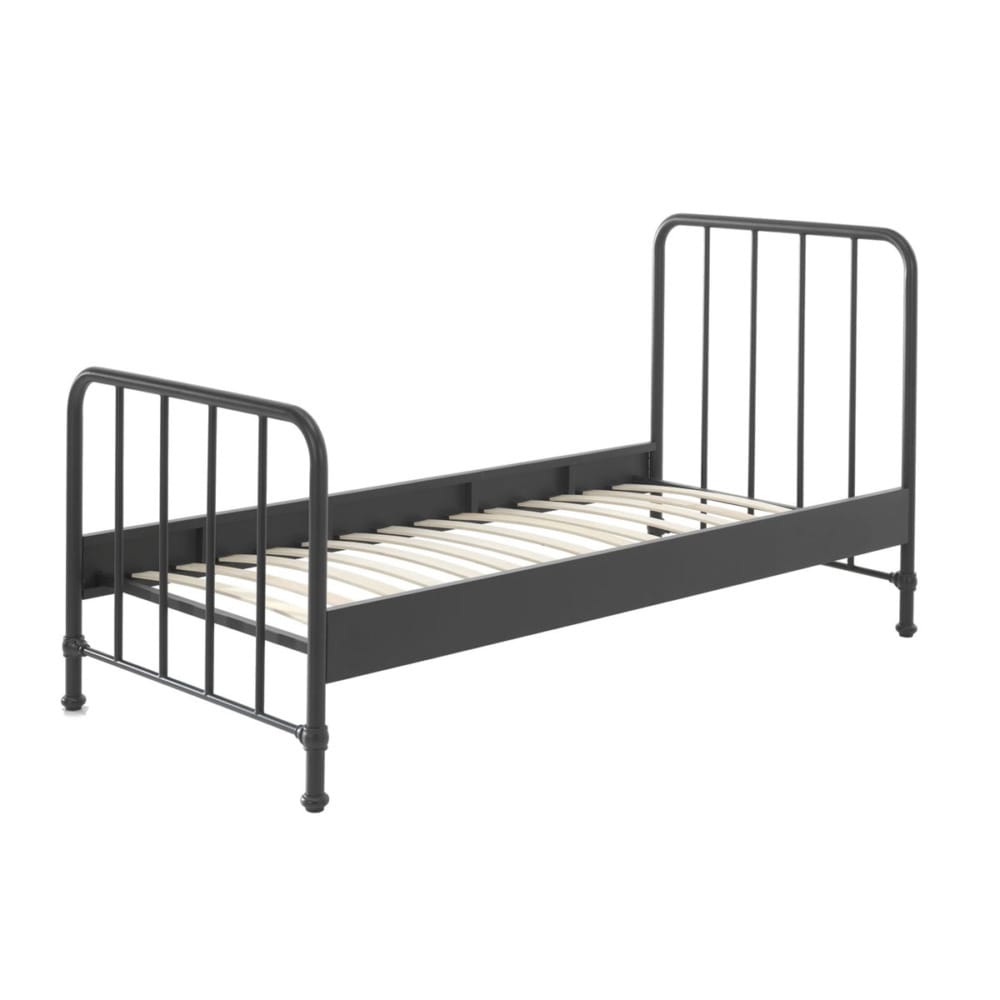 Vipack Bronxx Bed 90x200 cm Zwart