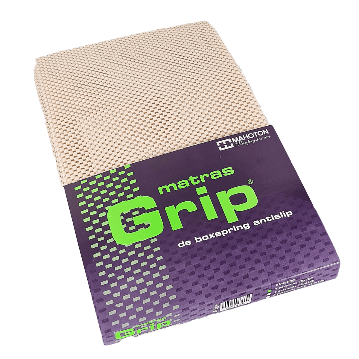 Matrasgrip boxspring anti-slip 1-persoons