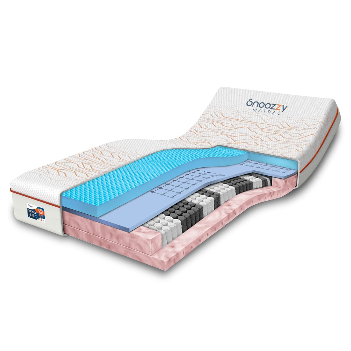 Snoozzy Cool Hybrid 6 matras