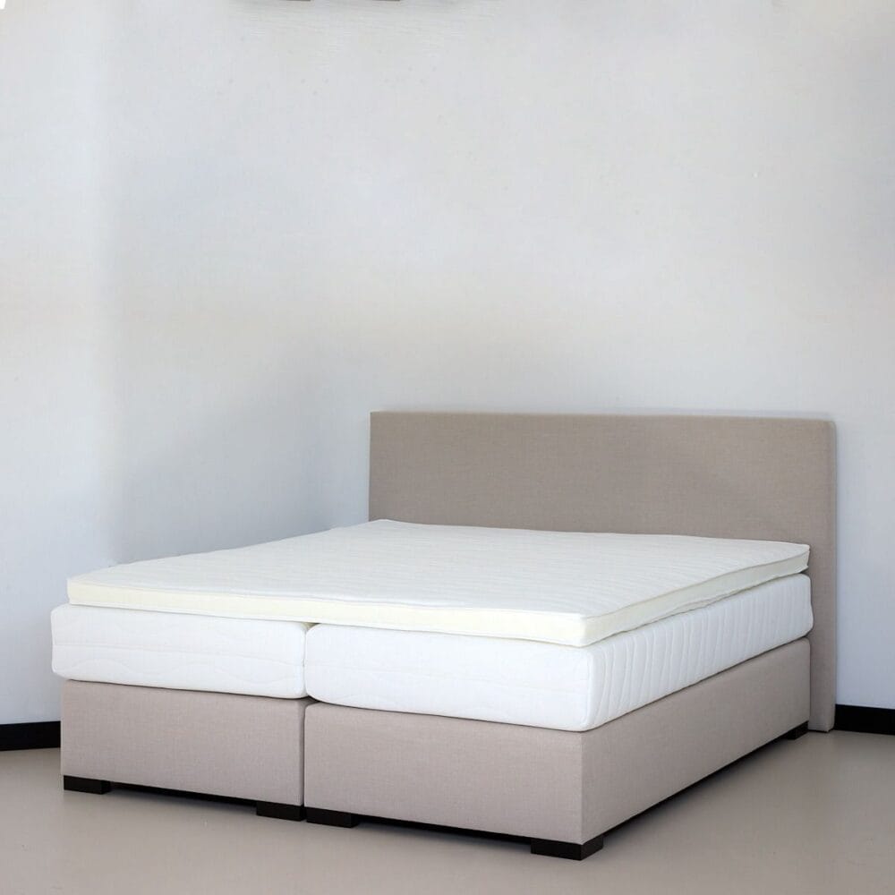 HBeds 5⭐ hotel collectie met hoofdbord, witte matrassen en topper
