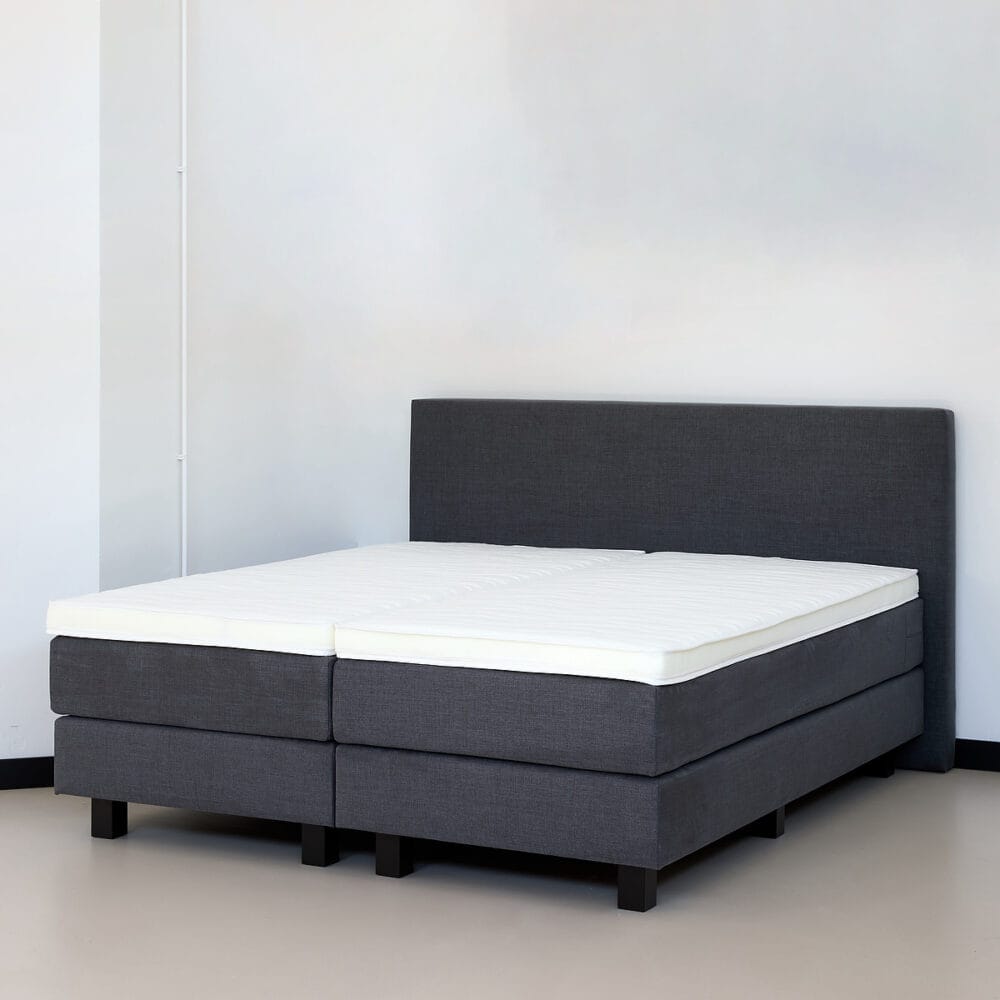 HBeds 4⭐ hotel collectie met hoofdbord, gestoffeerde matrassen en toppers