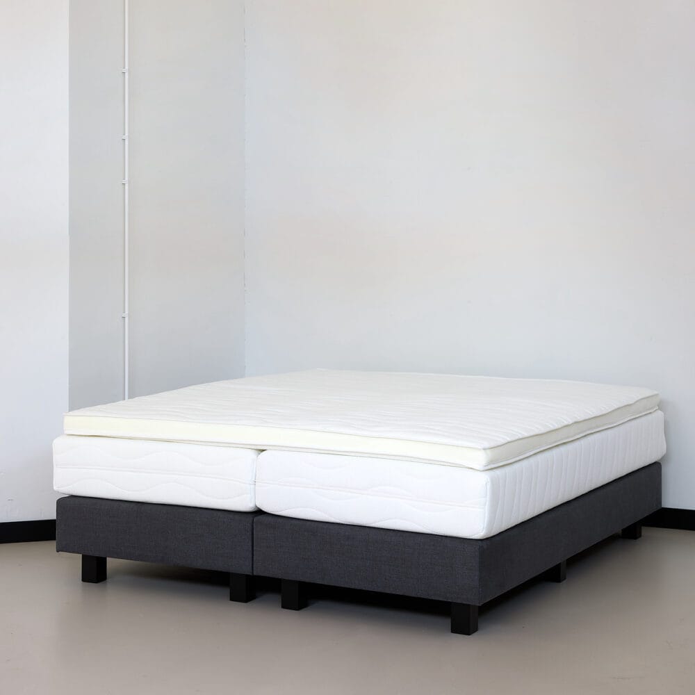 HBeds 4⭐ hotel collectie met witte matrassen en topper