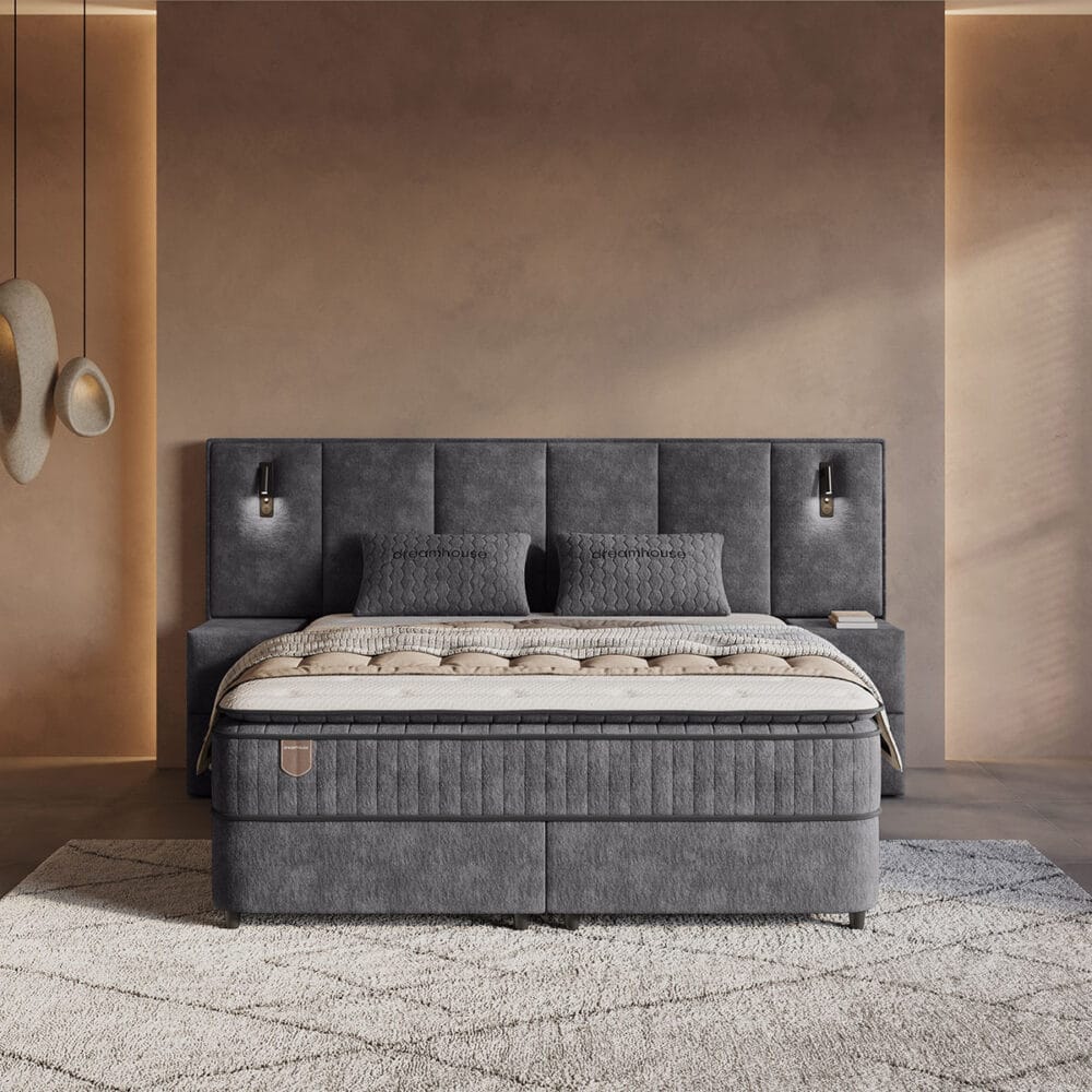 Dreamhouse opbergboxspring Cresta XL antraciet