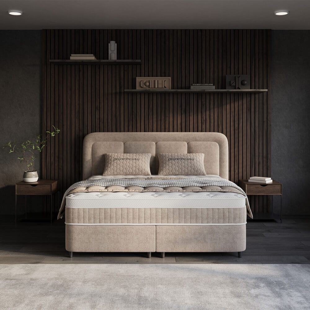 Dreamhouse opbergboxspring Velar taupe