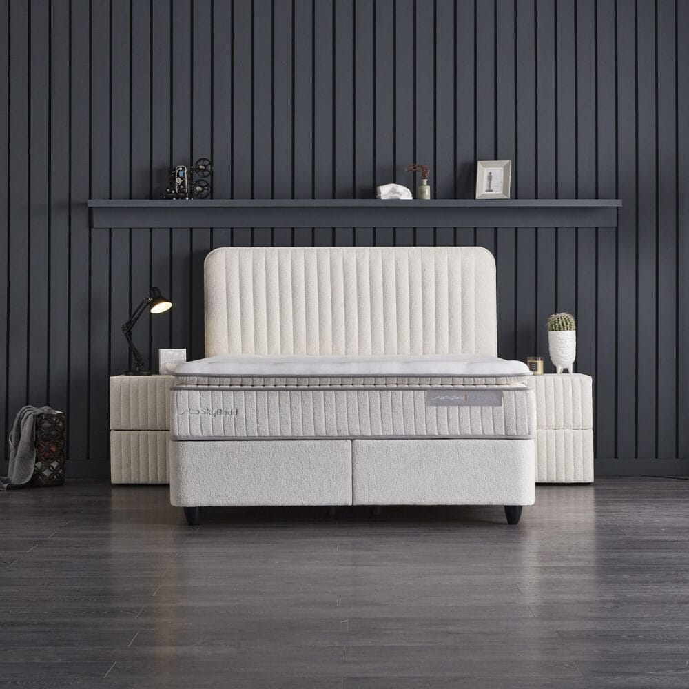 Skybedd Opbergboxspring Bridabedd