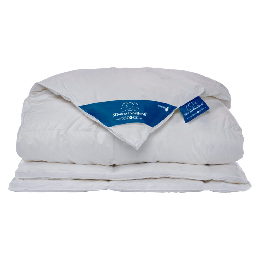 Silvana Excellent Blauw Medium-Warm Donzen dekbed