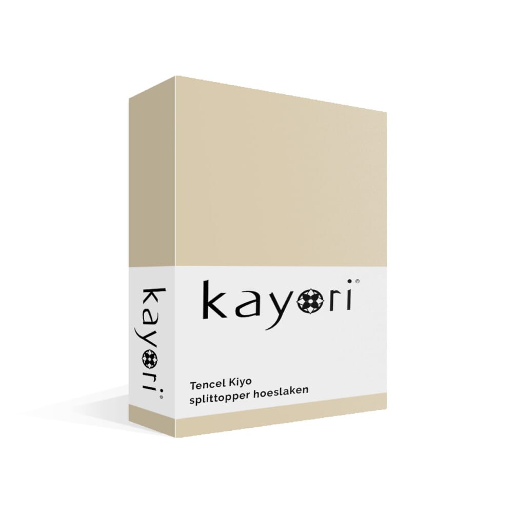 Kayori Kiyo Tencel Splittopper Hoeslaken Goud