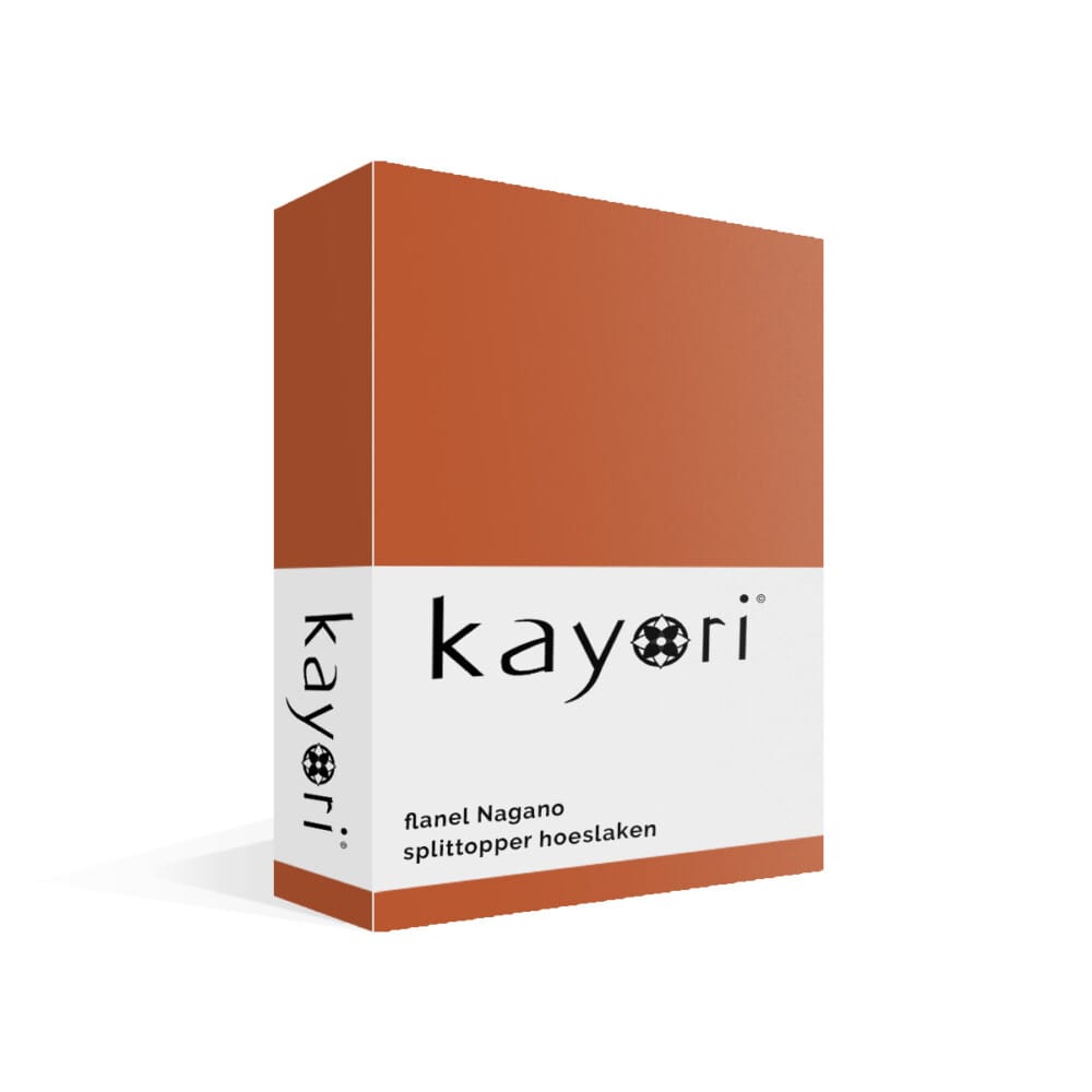 Kayori Nagano Flanel Splittopper Hoeslaken Bruin