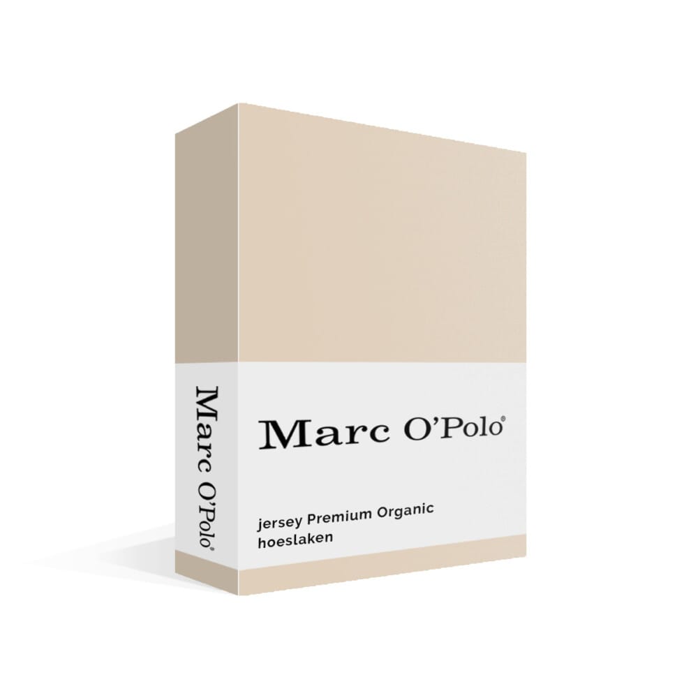 Marc O'Polo Premium Organic Jersey Hoeslaken Dark Sand