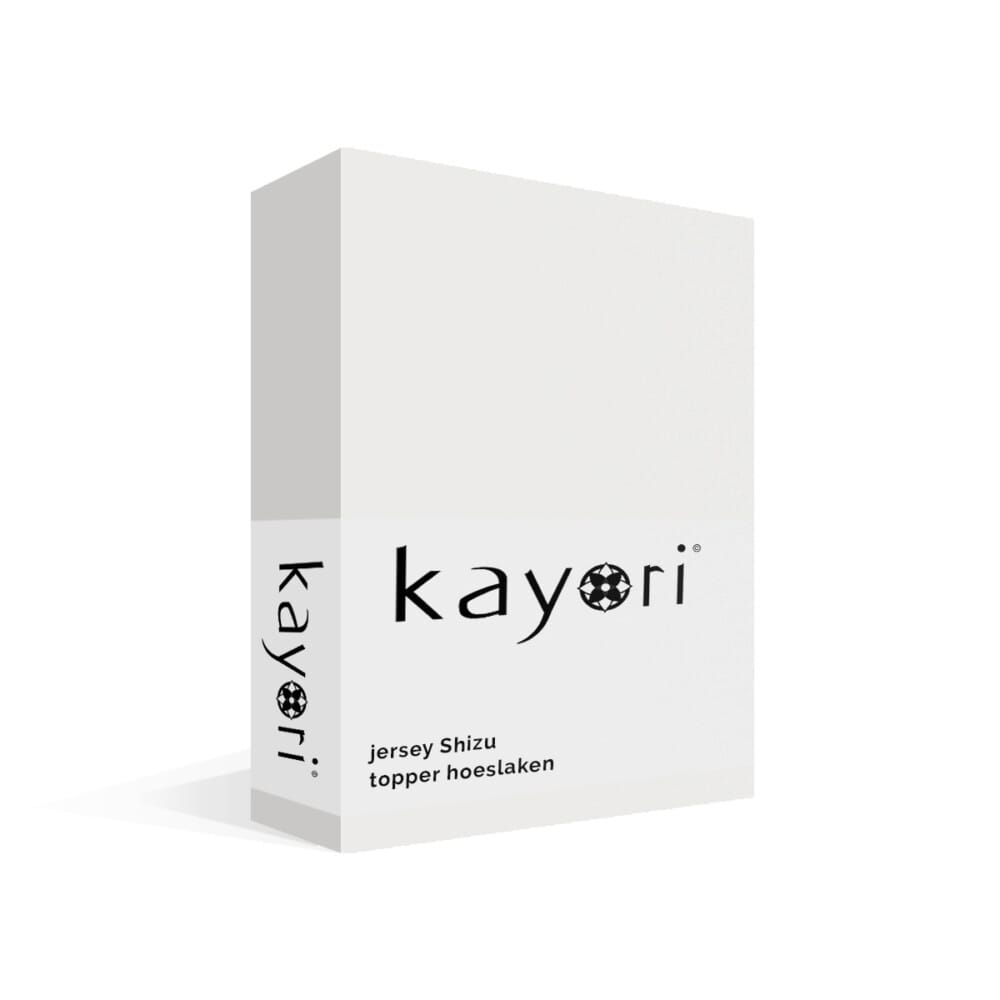 Kayori Shizu Jersey Topper Hoeslaken Off-white