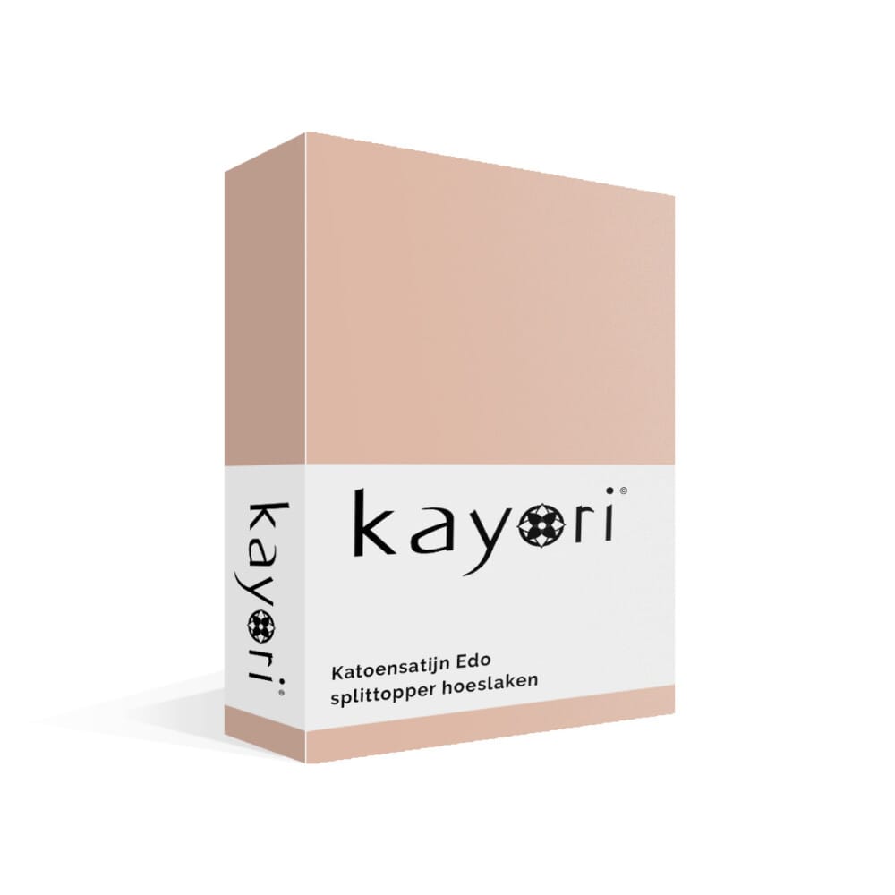 Kayori Edo Katoensatijn Splittopper Hoeslaken Nude