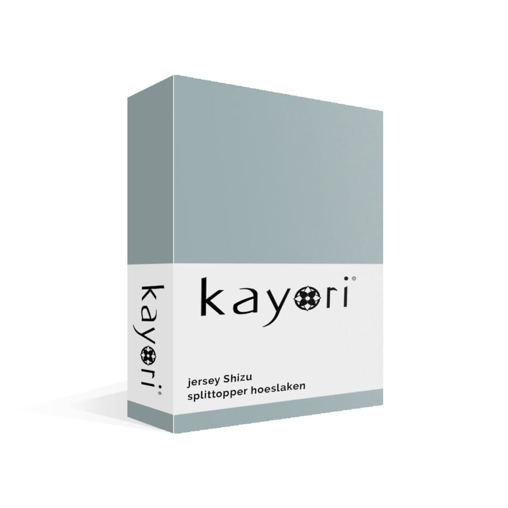 Kayori Shizu Jersey Splittopper Hoeslaken Zeeblauw