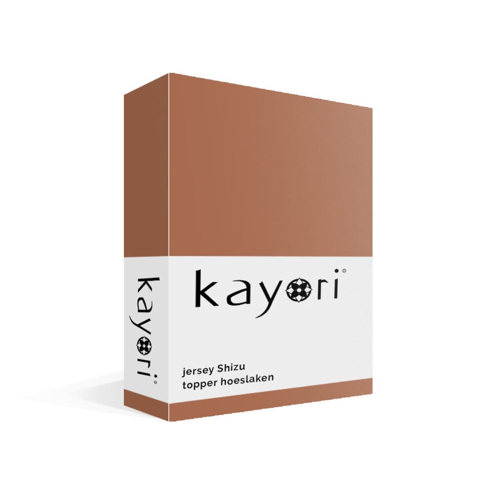 Kayori Shizu Jersey Topper Hoeslaken Terra