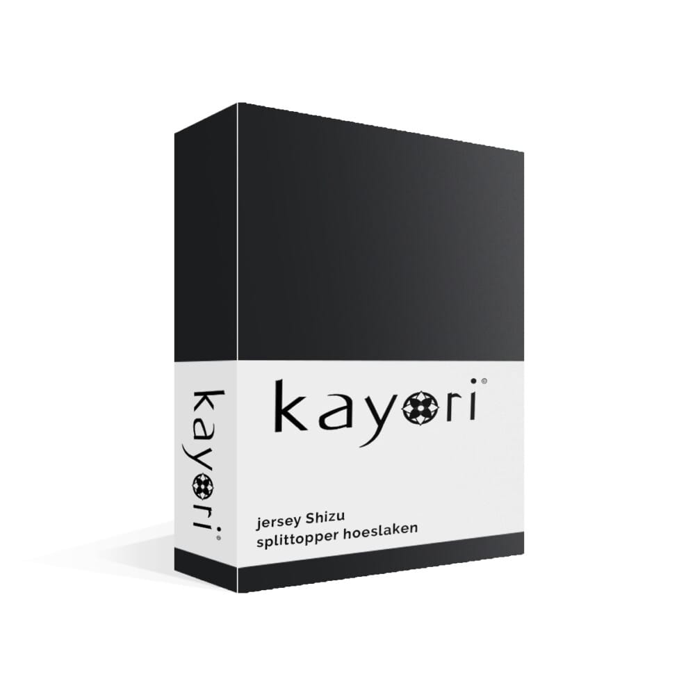 Kayori Shizu Jersey Splittopper Hoeslaken Zwart