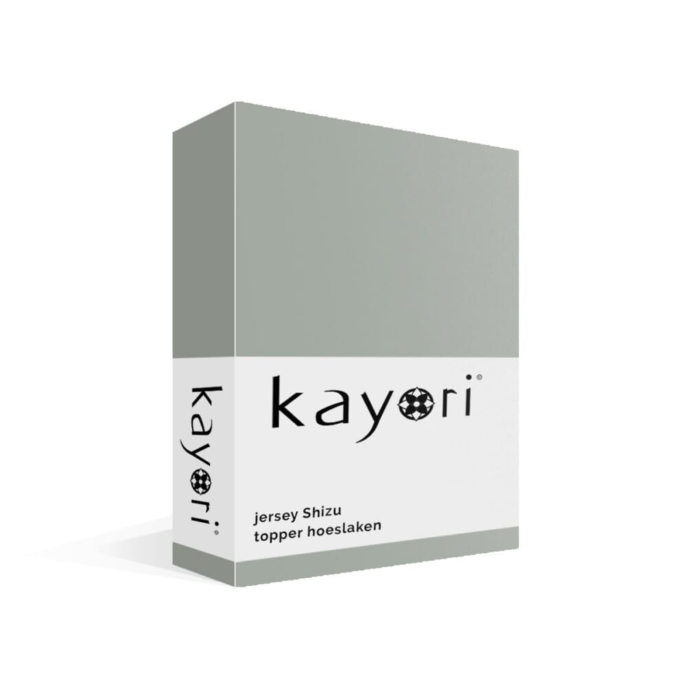 Kayori Shizu Jersey Topper Hoeslaken Lichtgroen