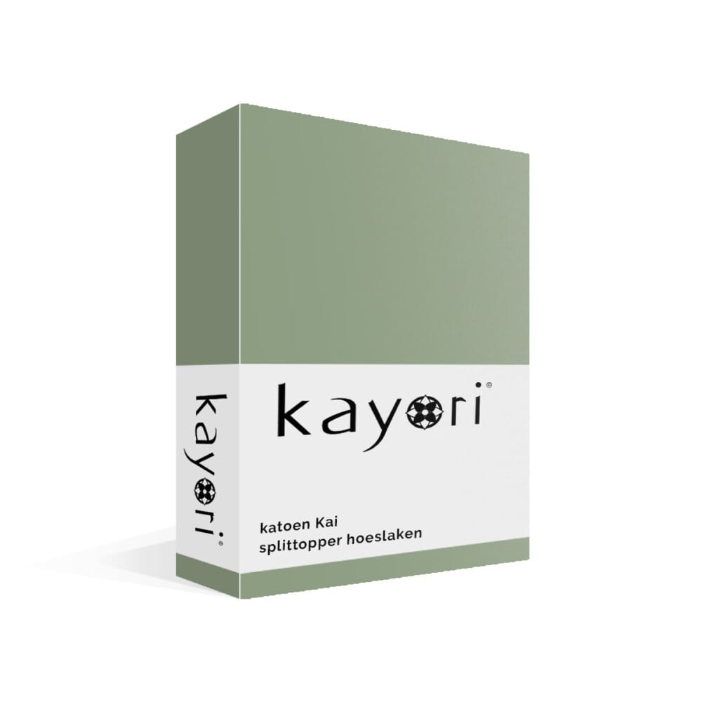 Kayori Kai Katoen Splittopper Hoeslaken Groen