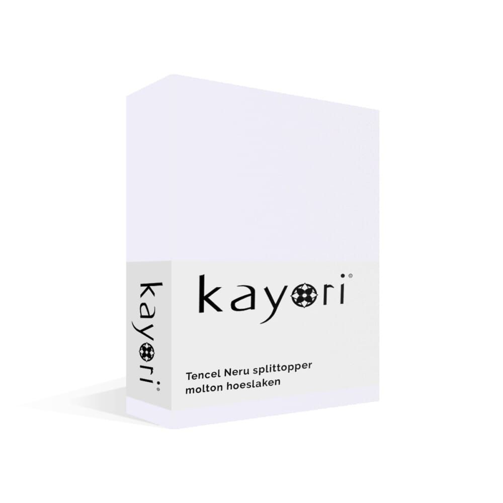 Kayori Neru Tencel Splittopper Molton Hoeslaken