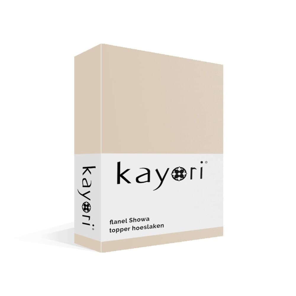 Kayori Showa Flanel Topper Hoeslaken Off-white