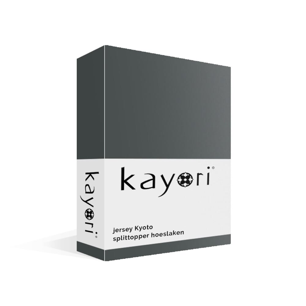 Kayori Kyoto Jersey Splittopper Hoeslaken Antracite
