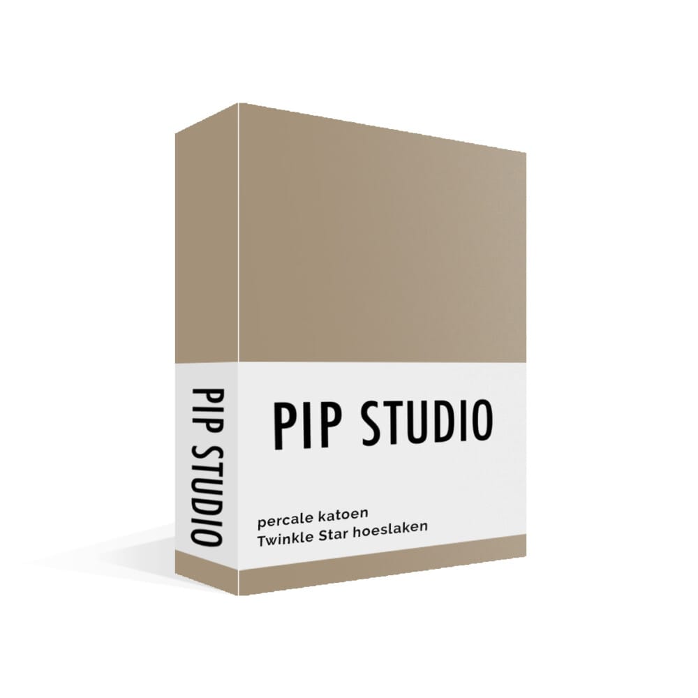 Pip Studio Twinkle Star Hoeslaken Geel Kaki