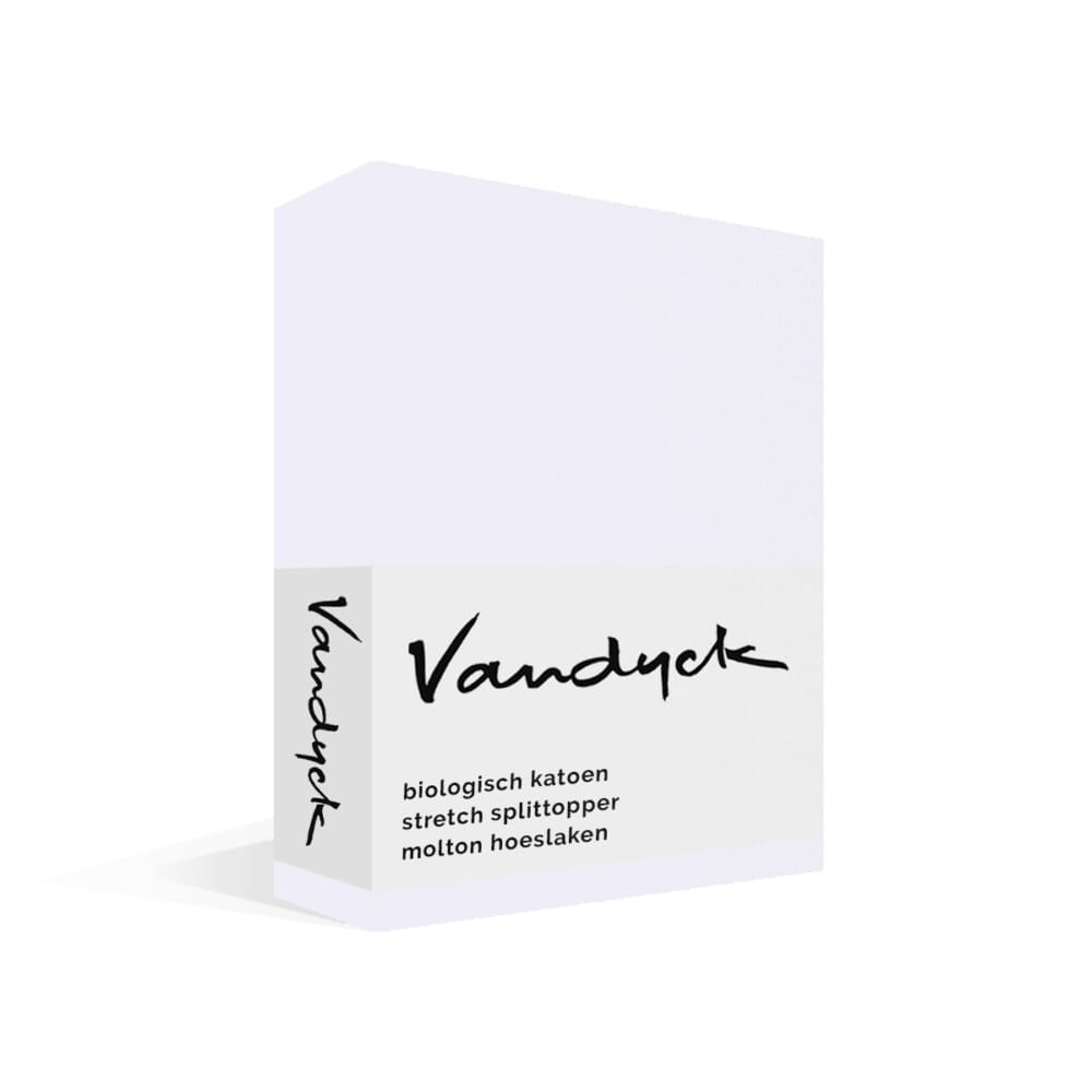 Vandyck Stretch GOTS Splittopper Molton Hoeslaken