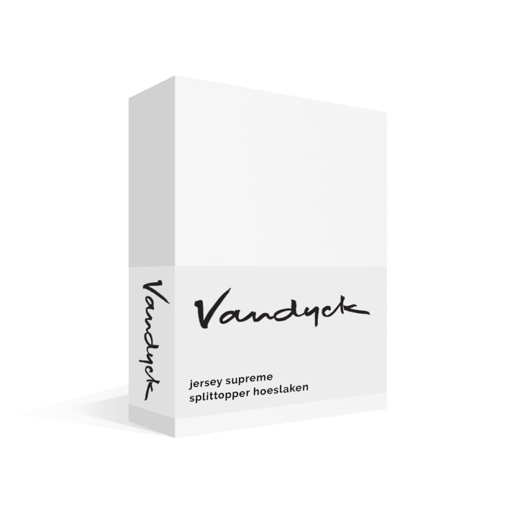Vandyck Jersey Supreme Splittoper Hoeslaken White