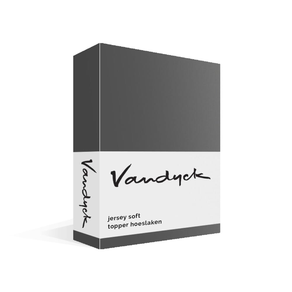 Vandyck Jersey Soft 120 Topper Hoeslaken Off Black