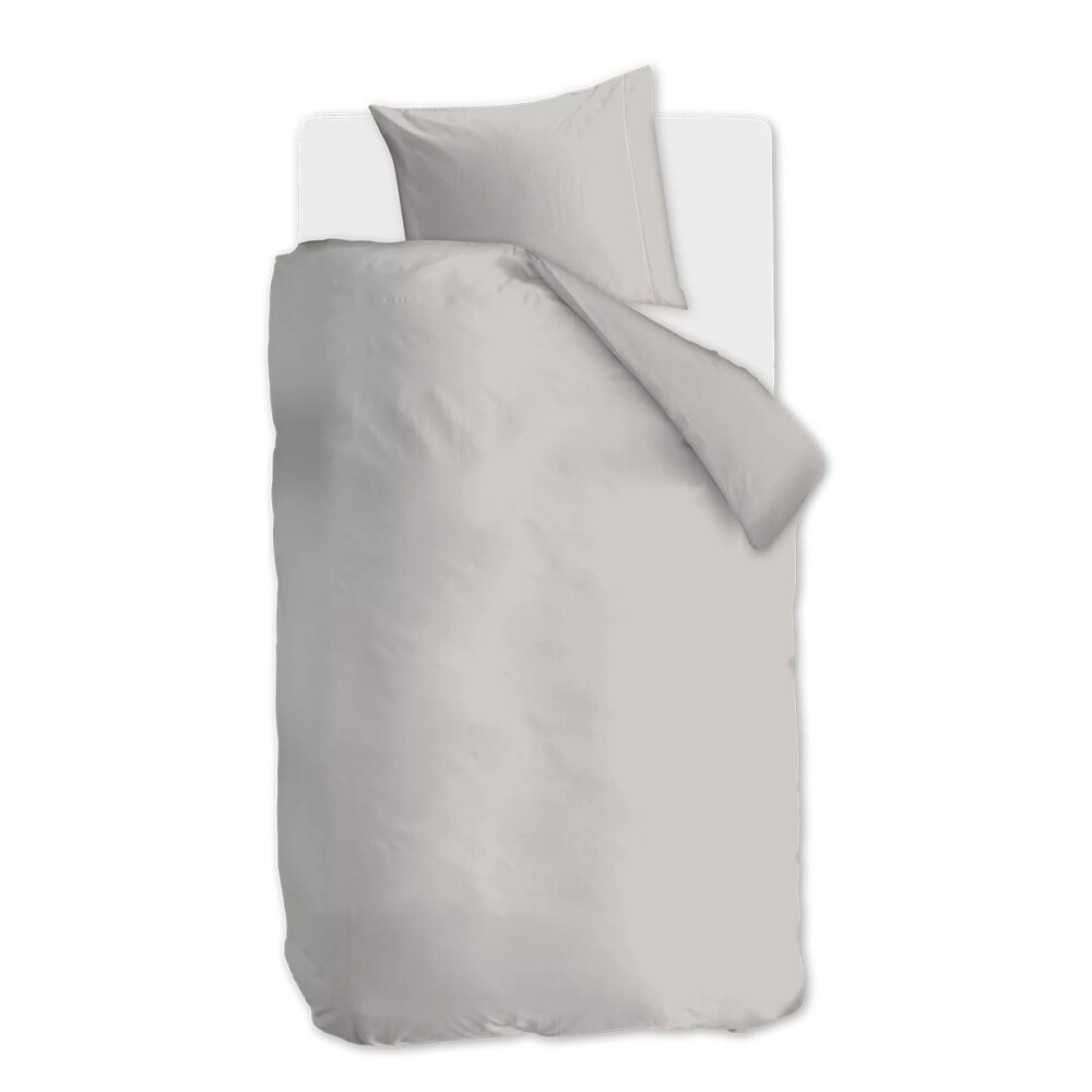 Auping Pearl Satin Dekbedovertrek Grey