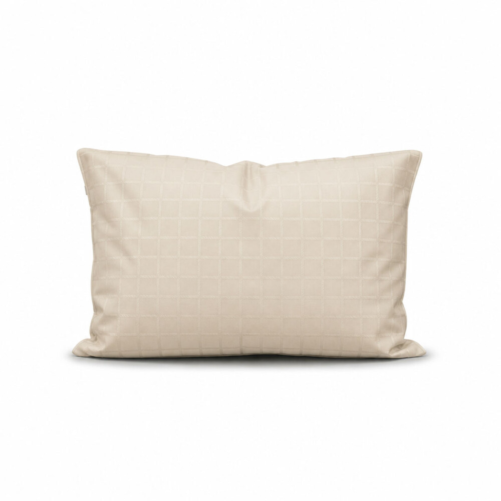 Vandyck Home 78 Check Kussensloop Cream Tan
